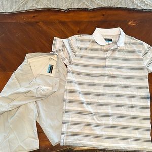 Boys YL shirt & YM shorts. PGA Tour golf outfit